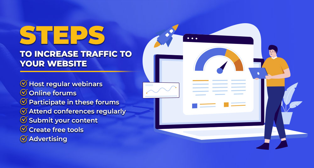 steps to increase traffic to your website