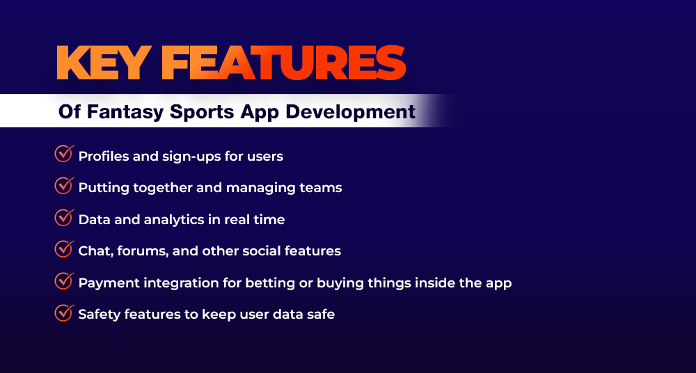Key Features of Fantasy Sports App Development
