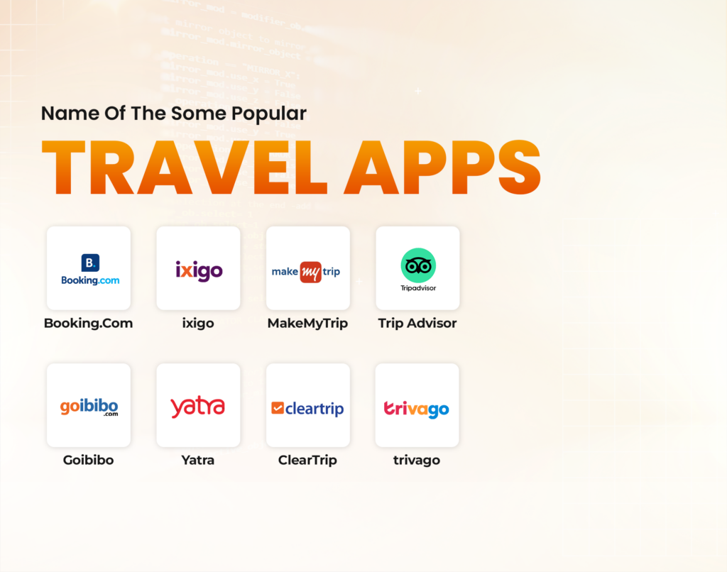 Popular Travel Apps