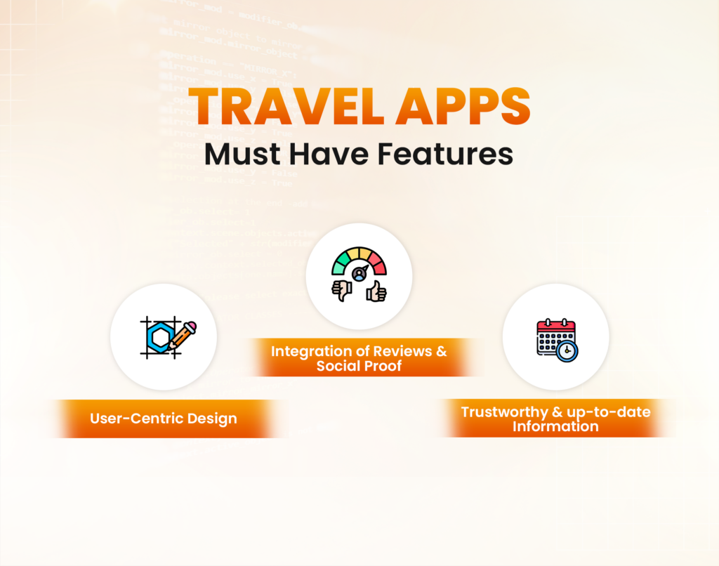 Travel Apps Features