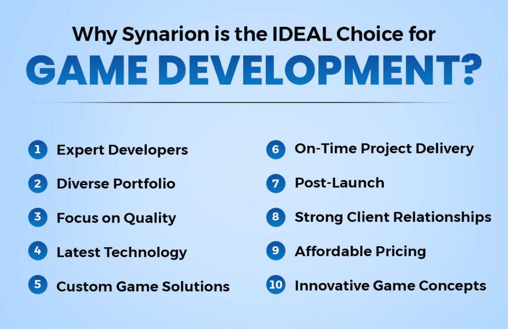 Why Synarion for Game Development