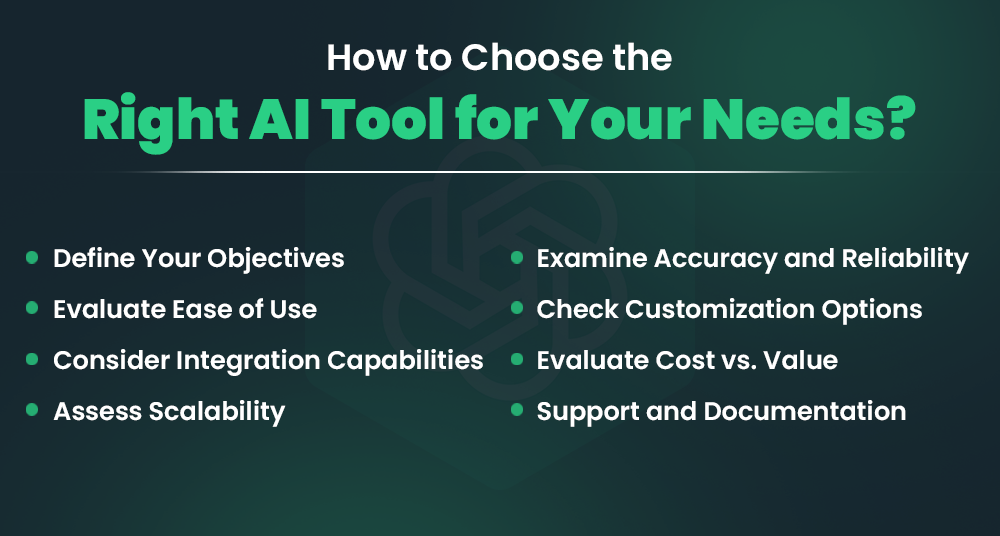 How to Choose the Right AI Tool for Your Business