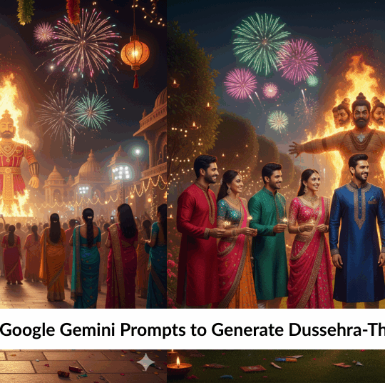 Google Gemini Dussehra prompts