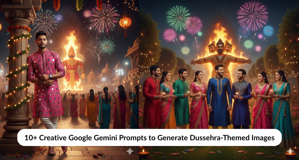 Google Gemini Dussehra prompts