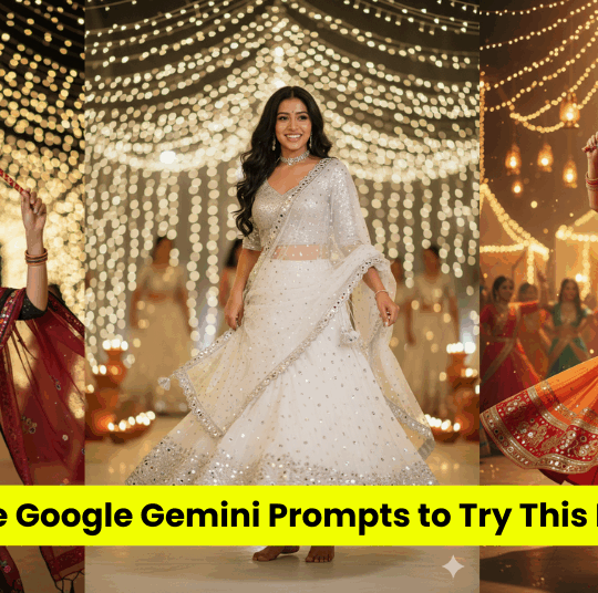 Google Gemini Navratri prompts
