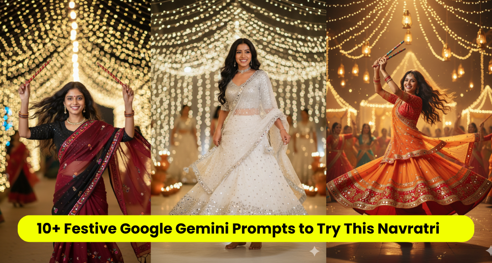 Google Gemini Navratri prompts