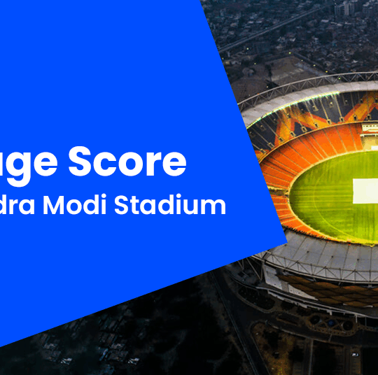 Narendra Modi Stadium Average Score​