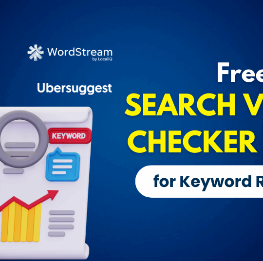 Search Volume Checker tools