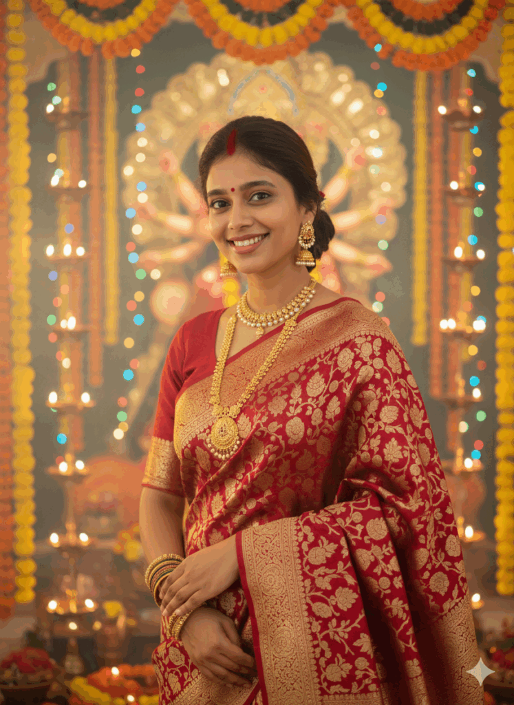 traditional Durga Puja