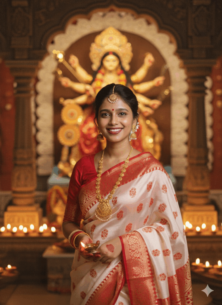 Durga Puja portrait