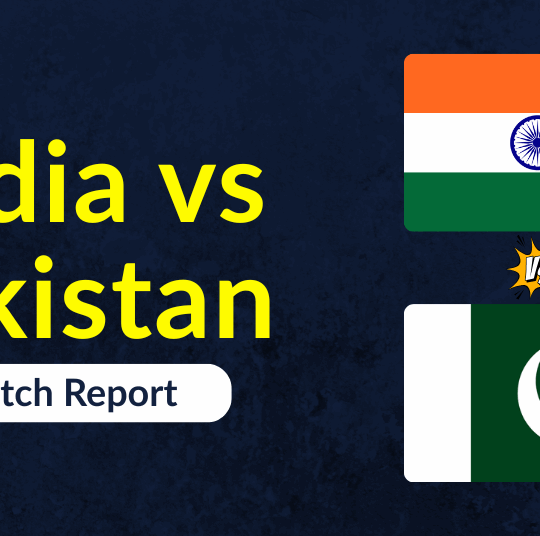 India vs Pakistan Pitch Report