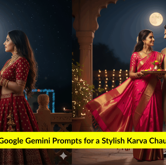 Google Gemini Karwa Chauth Prompts