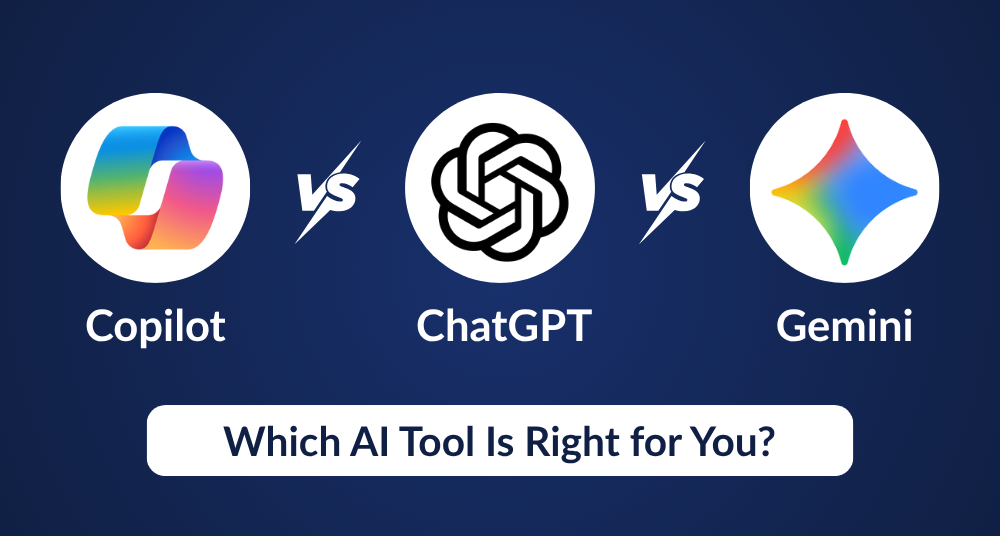 Copilot vs ChatGPT vs Google Gemini