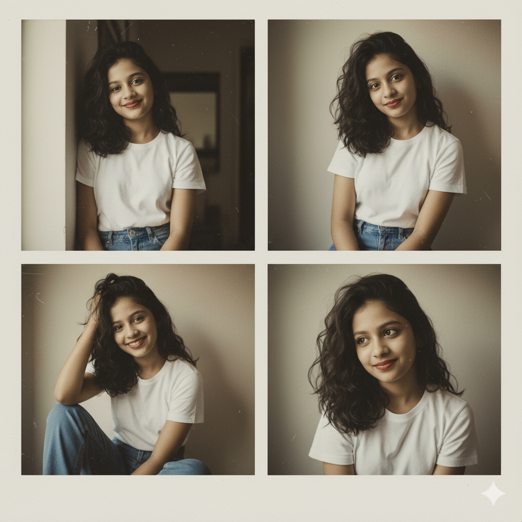 Polaroid‑style portraits