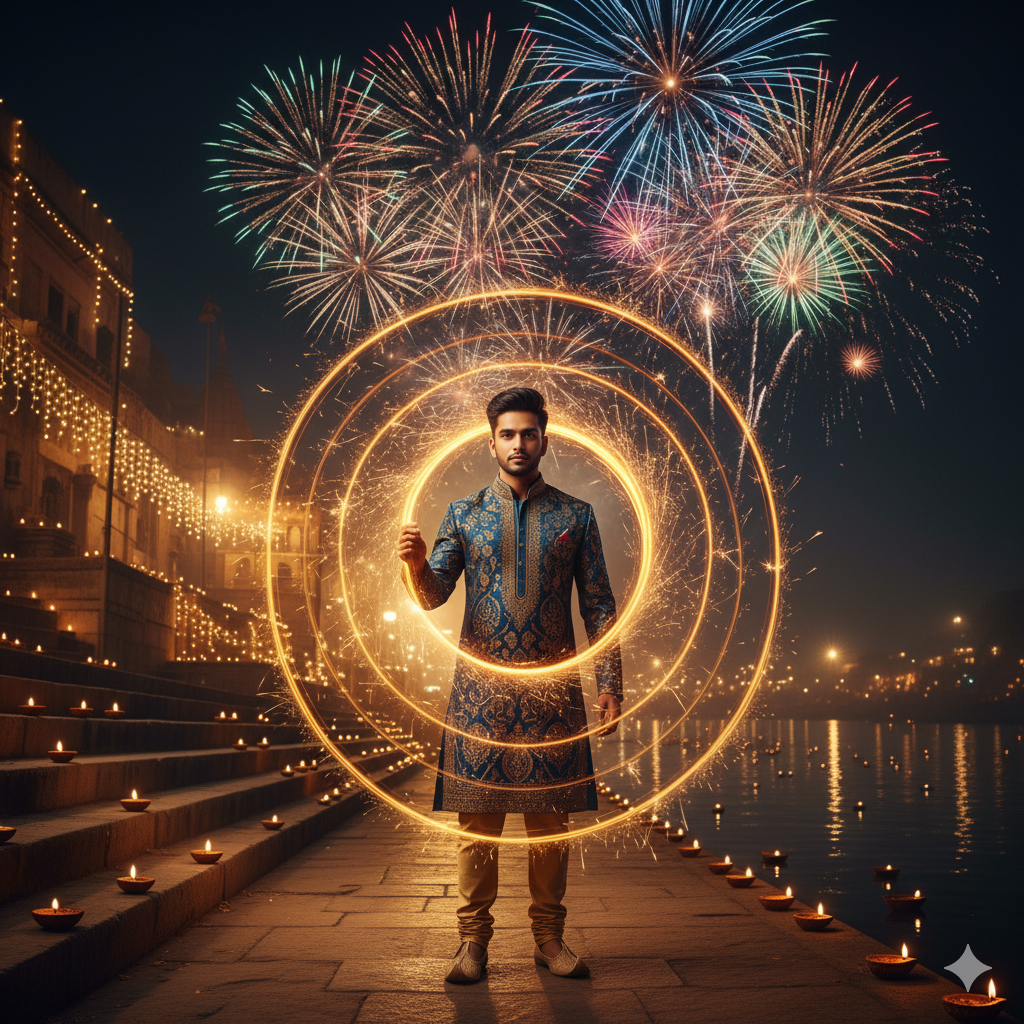 Diwali scene