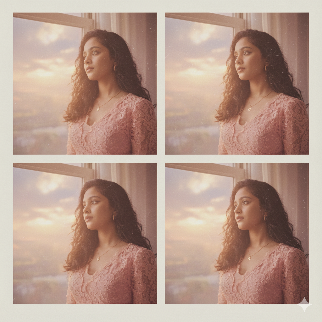 4 Polaroid‑style portrait