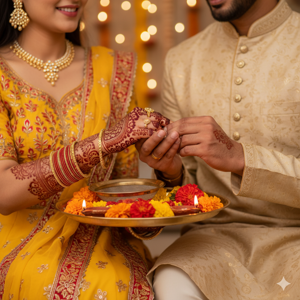 couple’s mehndi designs