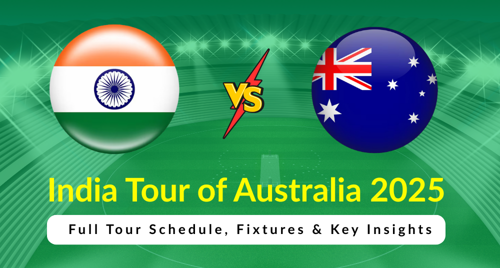India vs Australia Series Schedule