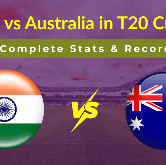 India vs Australia T20 Records