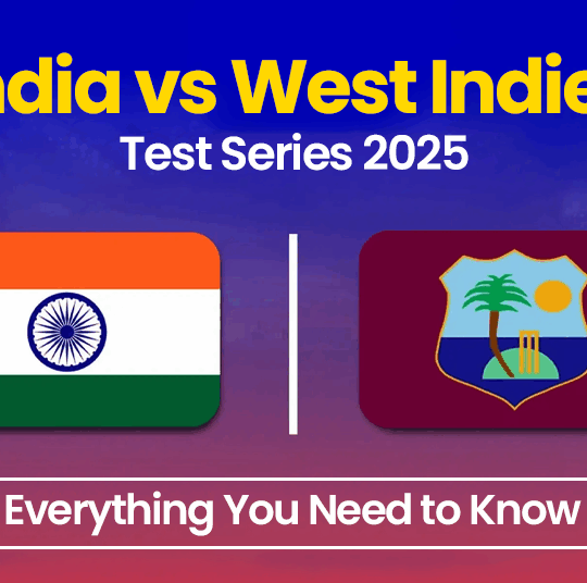 India Vs West Indies Test Series