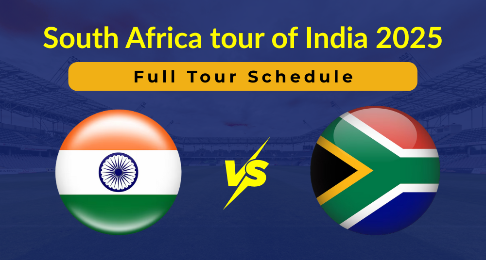 India vs South Africa Series Schedule