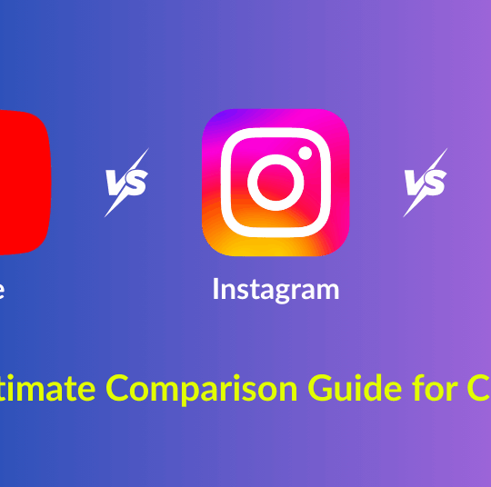 YouTube vs Instagram vs TikTok