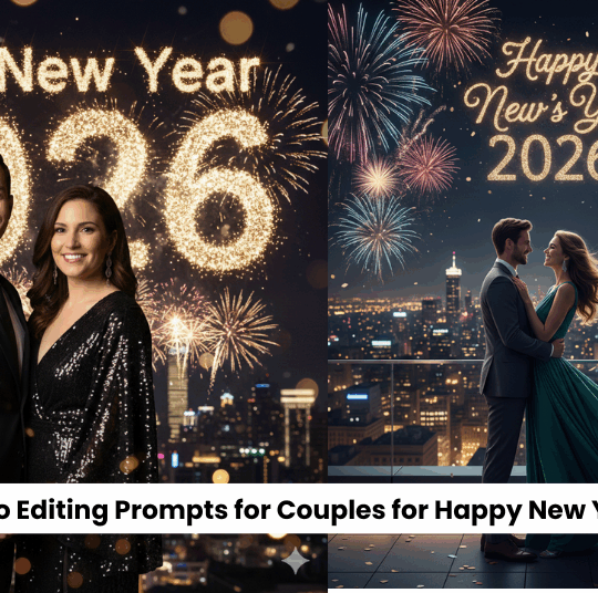 New Year 2026 Photo editing prompts for Couple