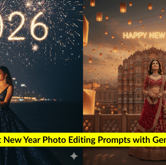 New Year photo editing prompts