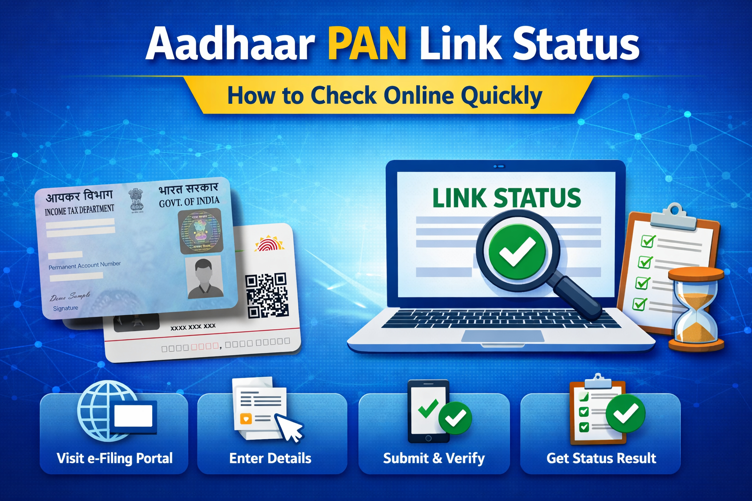 Aadhaar PAN Link Status