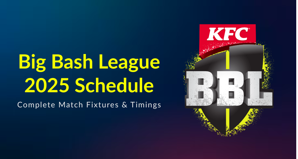BBL 2025 Schedule