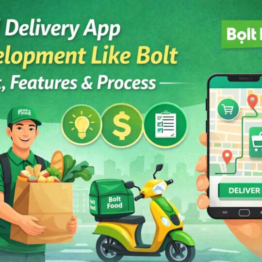 Food Delivery App Development Like Bolt – Cost, Features & Process