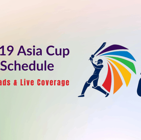 U19 Asia Cup 2025 Schedule