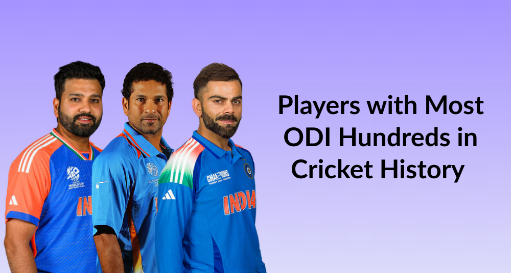 Most Hundreds in ODI