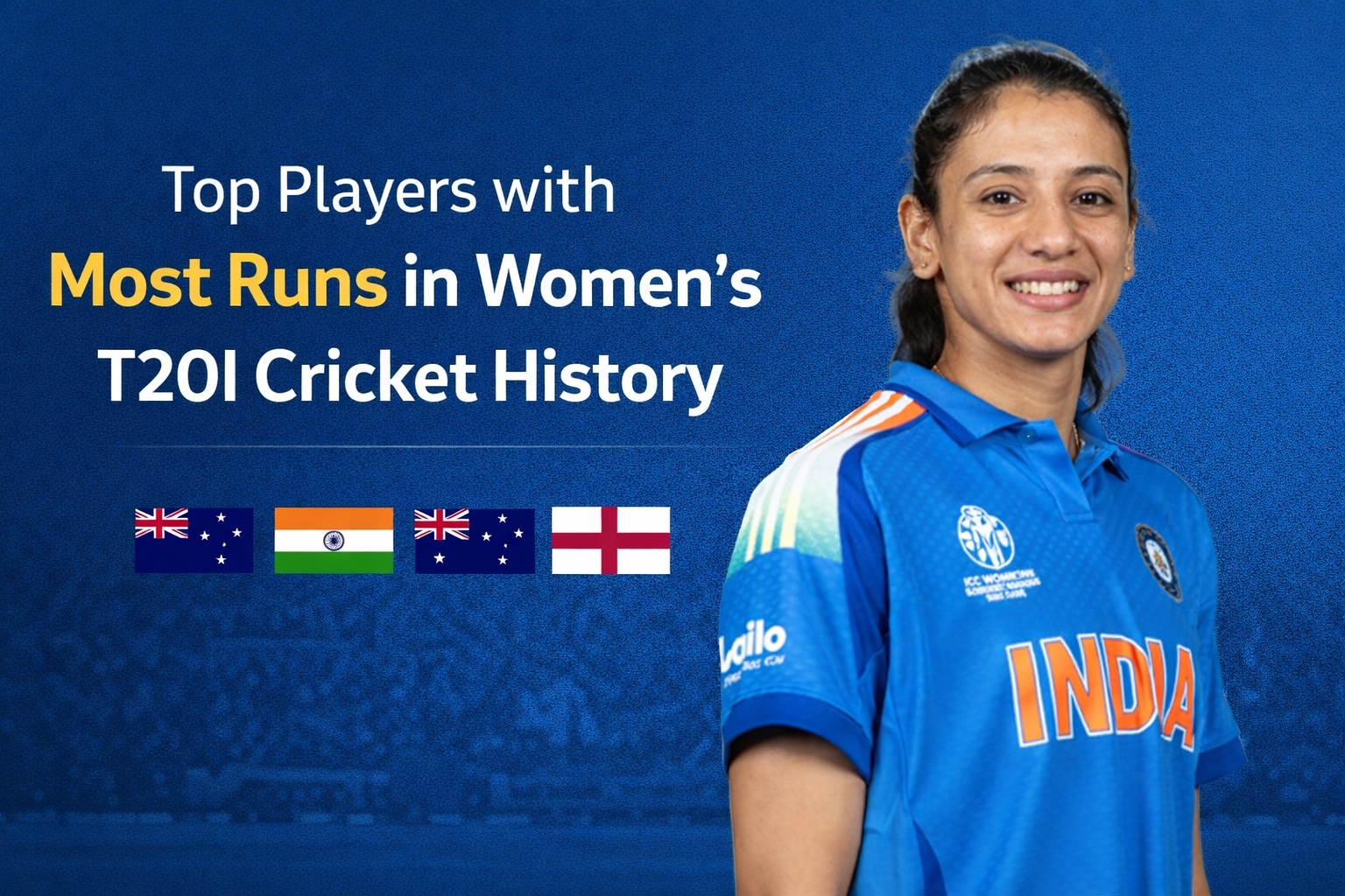 Most Runs in Women’s T20I Cricket