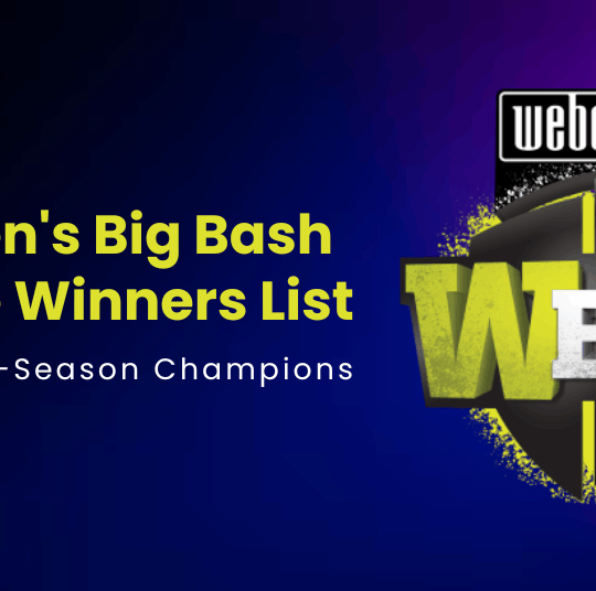 WBBL Winners List