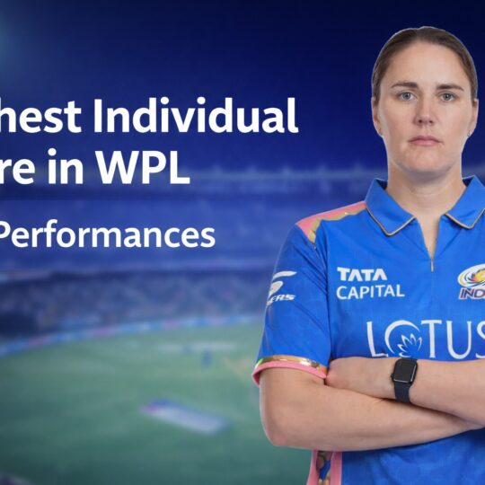 highest individual score in wpl