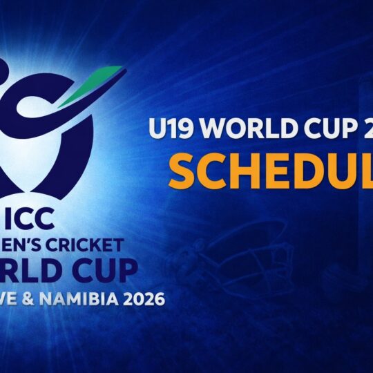 U19 World Cup 2026 Schedule