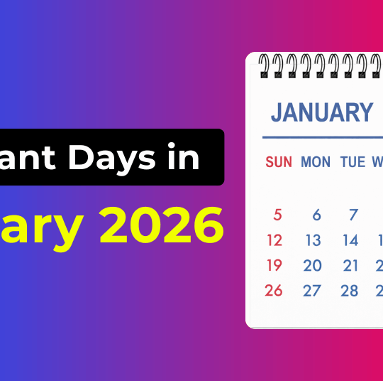 Important Days in January 2026