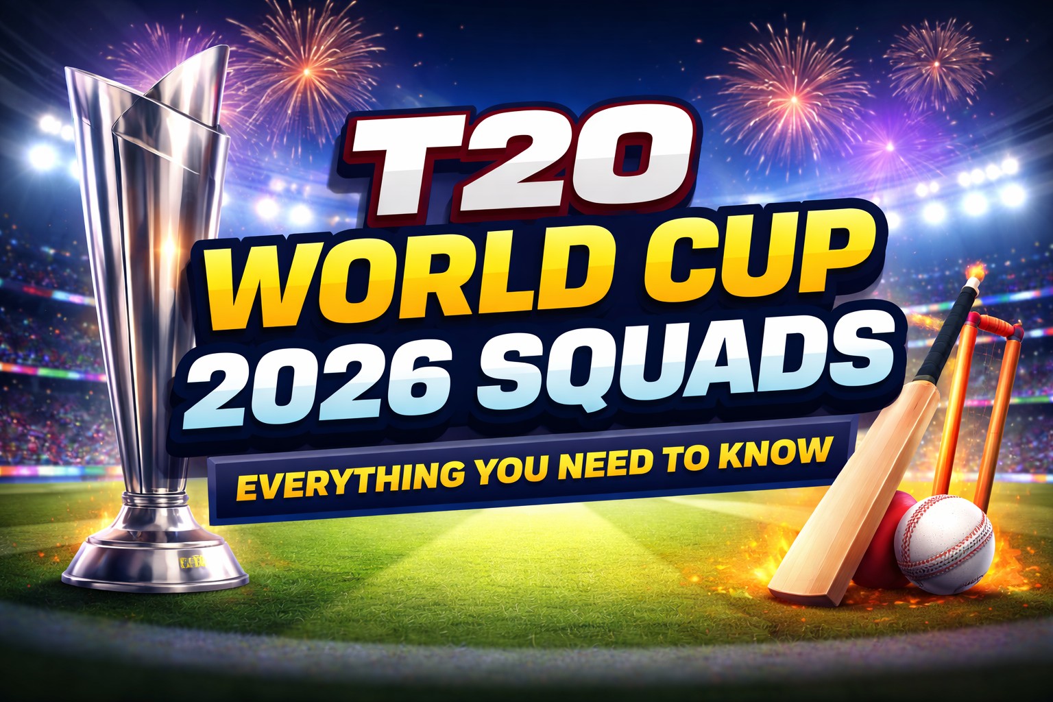 T20 World Cup 2026 Squads