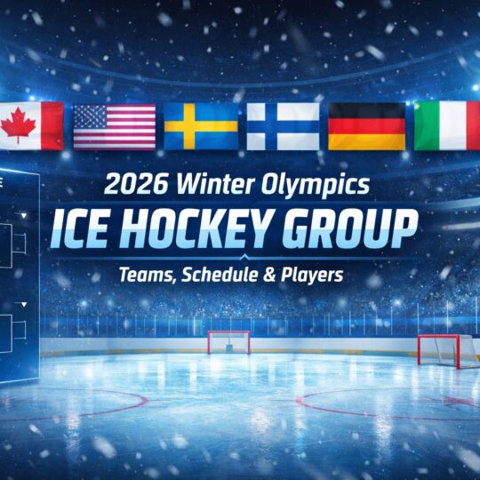 2026 Winter Olympics Ice Hockey Group Teams, Schedule, Players & Arena Details
