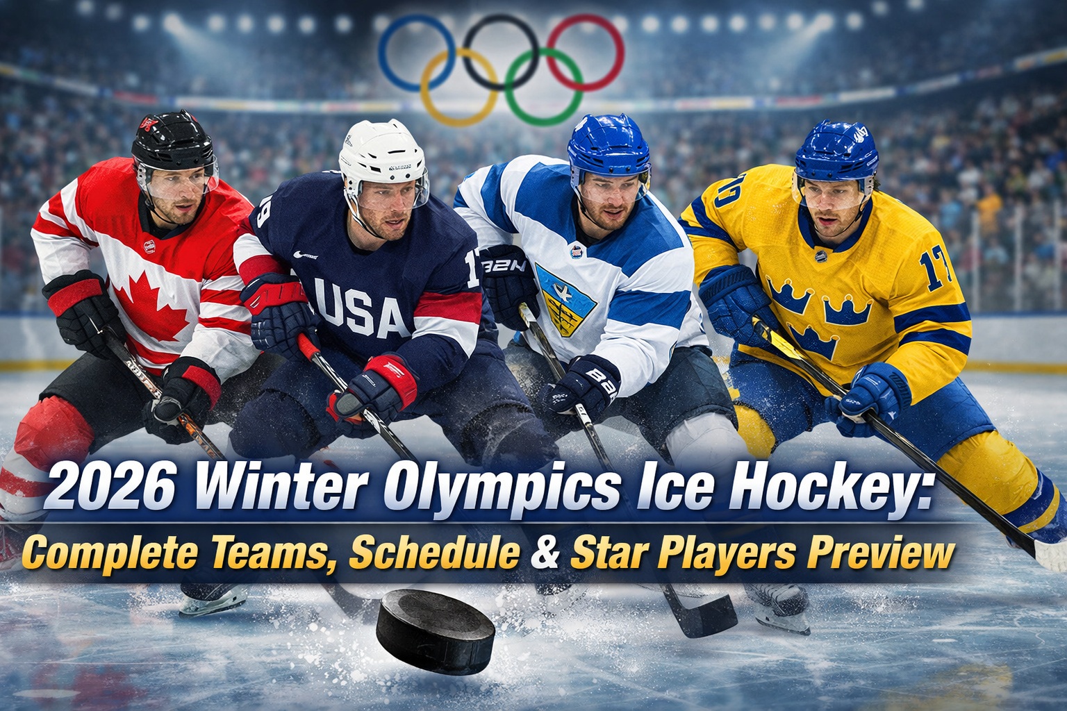 2026 Winter Olympics Ice Hockey Teams, Schedule & Key Players to Watch