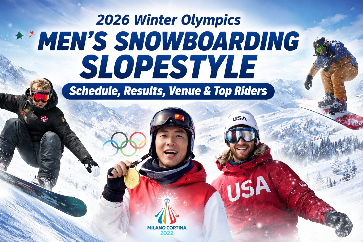 2026 winter olympics men's snowboarding slopestyle