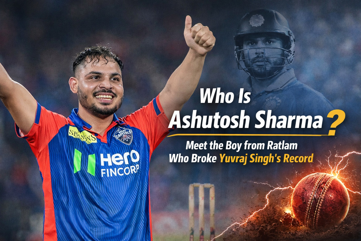 Who is Ashutosh Sharma? Meet the Boy from Ratlam Who Broke Yuvraj Singh’s Record
