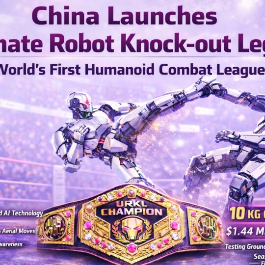 China Launches the World’s First Humanoid Robot Combat League