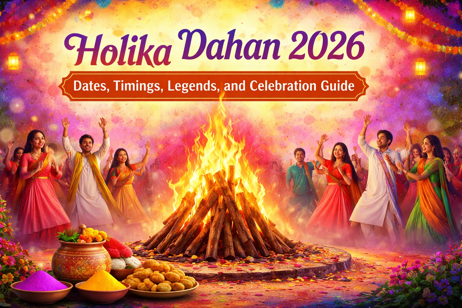 Holika Dahan 2026: Dates, Time, Events, and How to Make the Most of the Festival
