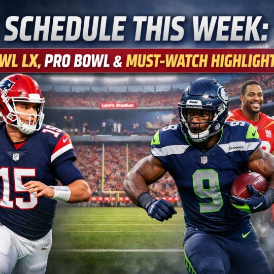 NFL Schedule This Week