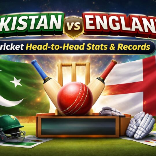 Pakistan vs England Cricket Head-to-Head Records Stats, Wins & Legendary Moments