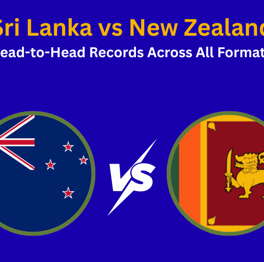 Sri Lanka vs New Zealand Head-to-Head Stats & Records (All Formats)