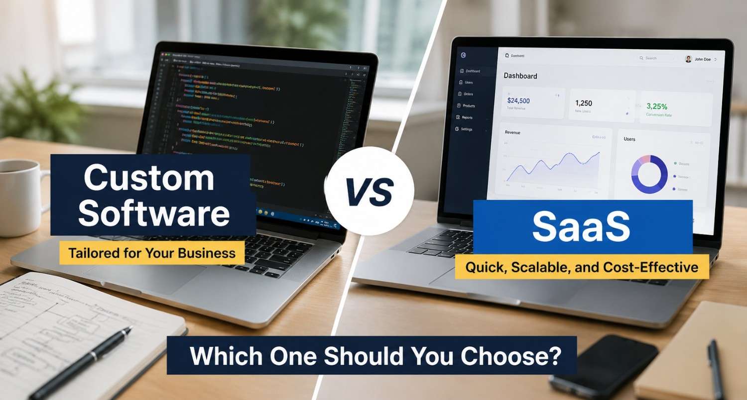 Custom Software vs SaaS Which One Should You Choose