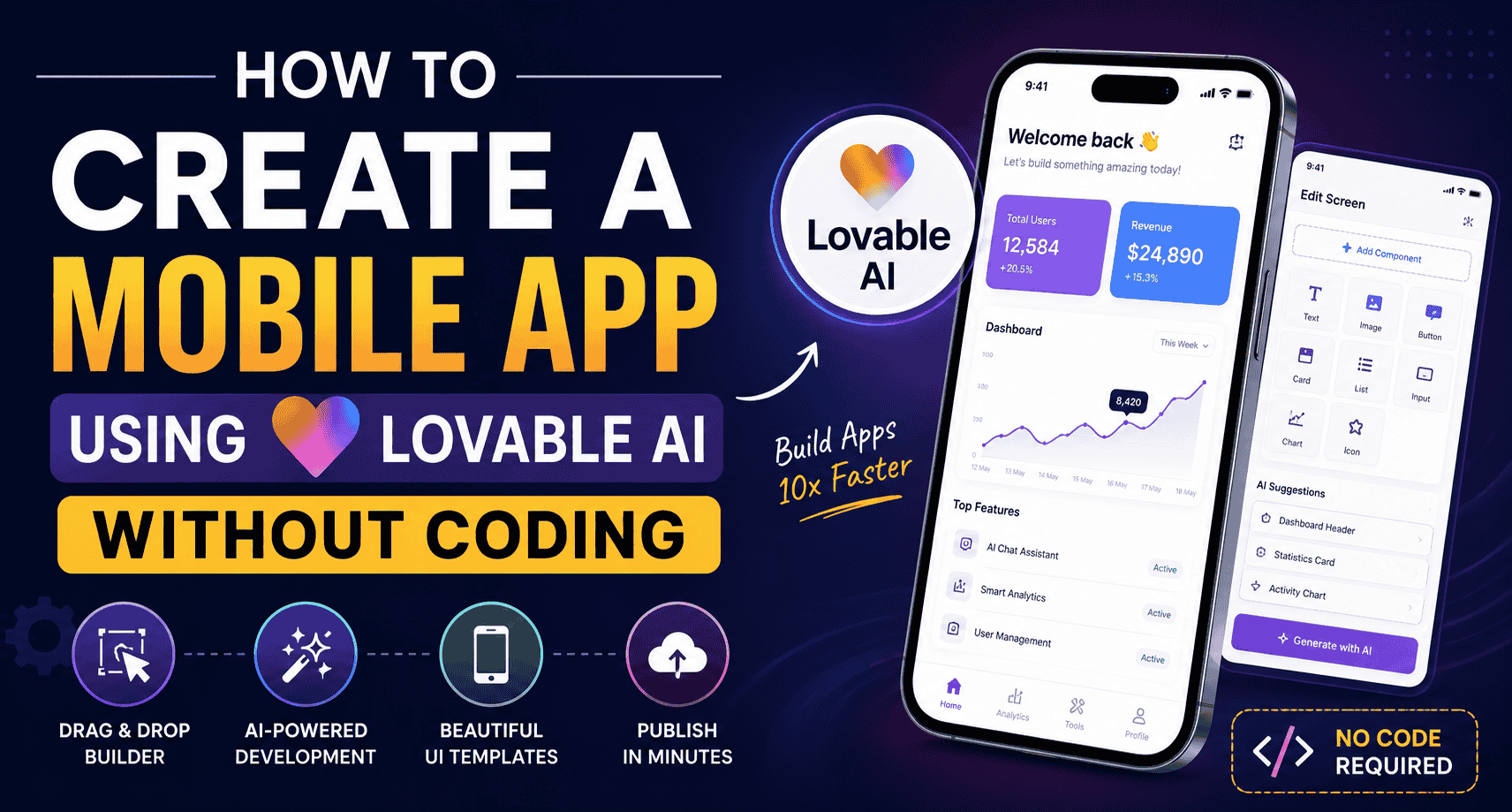 How to Create a Mobile App Using Lovable AI Without Coding